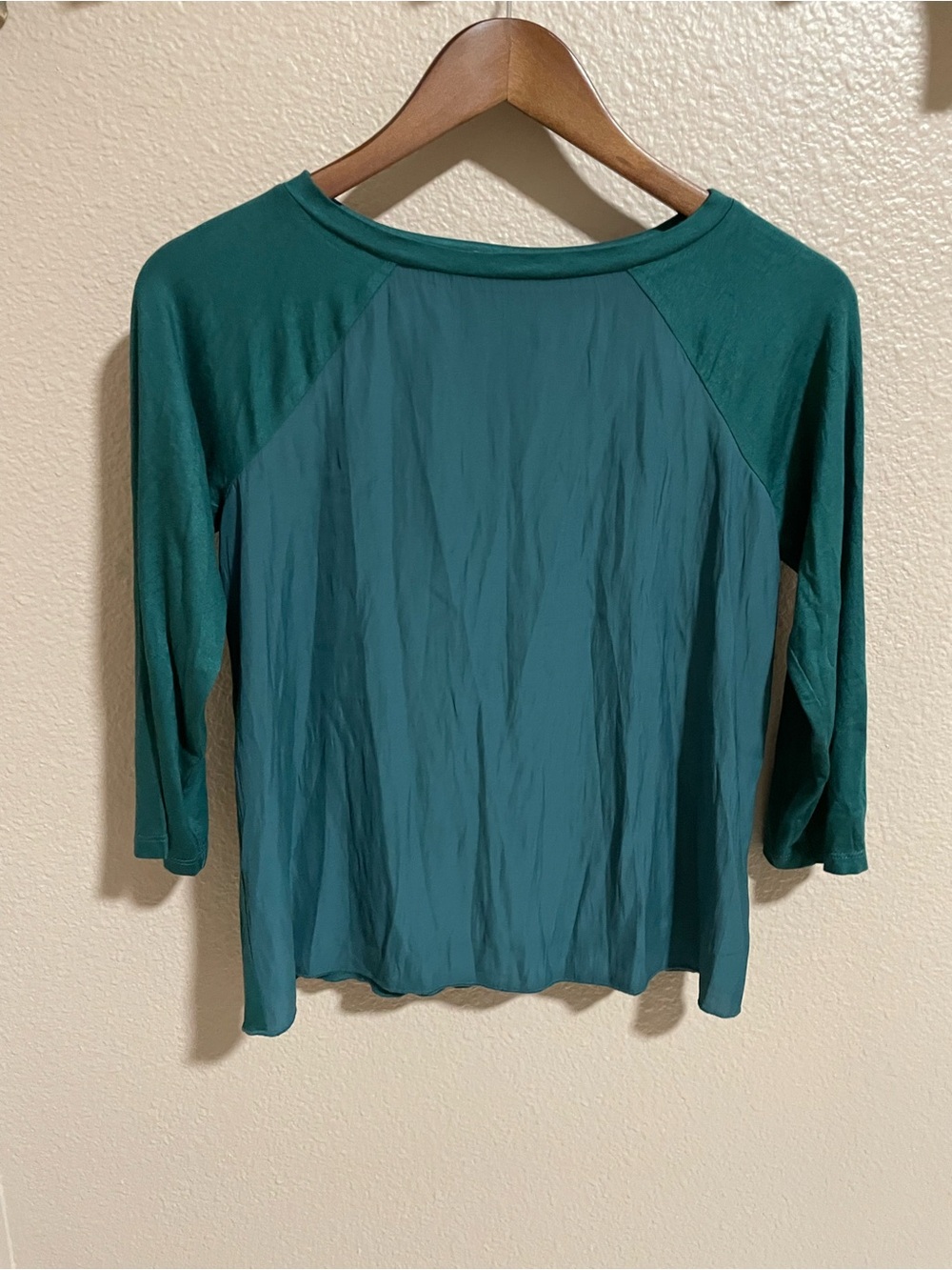 Lola & Sophie Emerald Green Raglan Long Sleeve Top